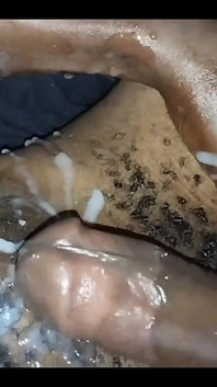 Sexy Kenyan Young Guy Jerking Huge Cumshot at Home