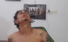 Colombia Twink Boy Wanking Fun