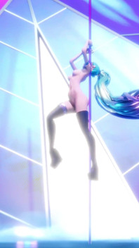 3D Seraphine Lol Pole Dance