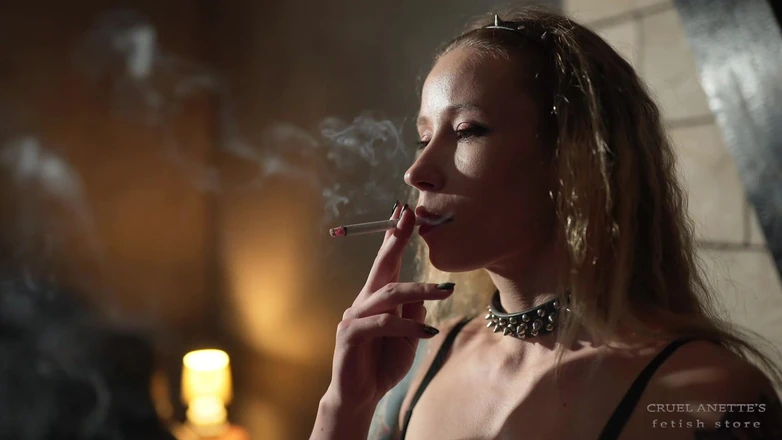 Cruel Anettes fetish world: Anette Blows the Smoke
