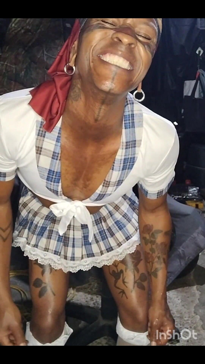 Batbunz: Femboy in a Mini Skirt Plus 5 Back to Back Cumshots