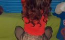 Lizzaal ZZ: Red top and pantyhose teaser