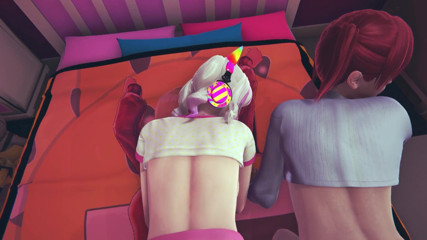 Waifu club 3D: เย็ดตูดสาวเกมเมอร์สองคน