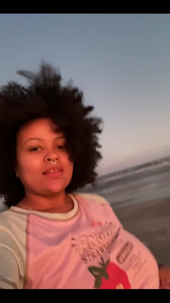 Cutiepiie Chubby: Sunset the Beach і я без бюстгальтера демонструє мої цицьки