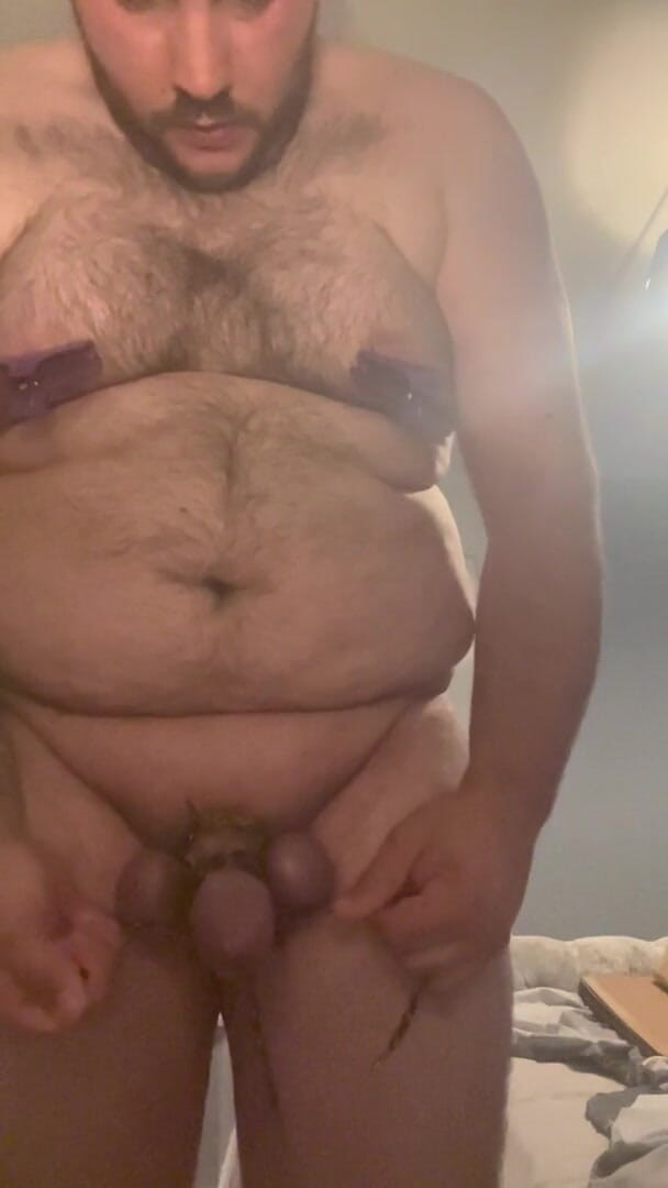 Shaun Cbt: लंड और अंटे बट प्लग और निप्पल क्लैंप के साथ वीर्य निकालने के लिए बैंगनी और वाइब्ड हो जाते हैं