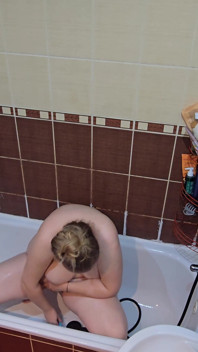 My Chubby Wife’s Shower Routine - Shaving & Feeling Fresh