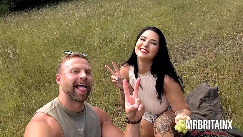Mr Britain Bi: Picknick wird zu sex im freien