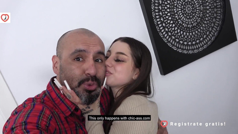 Chic Ass: Hiszpański oszukiwanie vlog nastolatka jebanie! Szykowny tyłek