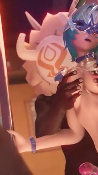 Eula Fucked in a Gangbang at a Nightclub by Hilichurls Genshin Impact 60 Fps Sex Hentai