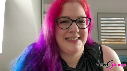 Abby Strange: Vum on My Big Wetlook Tits! German BBW Abby Strange...