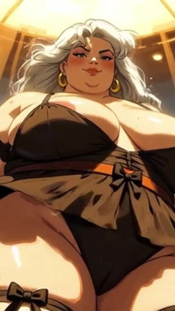 Ai Cartoon BBW tańczące kobiety klipy