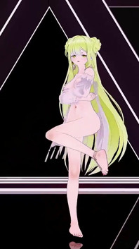 アズールレーンヤヌス変態ホットセクシーダンスソングハアオアMMD3Dブロンド髪色編集Smixix