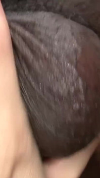 Une petite MILF brune se fait enculer par un étalon noir