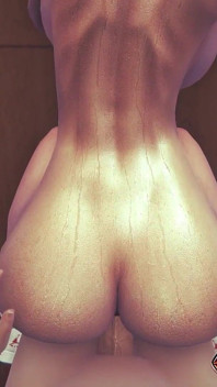 Anal fuck for blonde trainer - pantat bahenol cewek hot rambut pirang dientot habis-habisan sama kontol besar setelah olahraga bokong hentai 3d