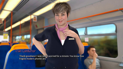 Dirty GamesXxX: Chaleur estivale : super modèle sexy dans le train, épisode 1