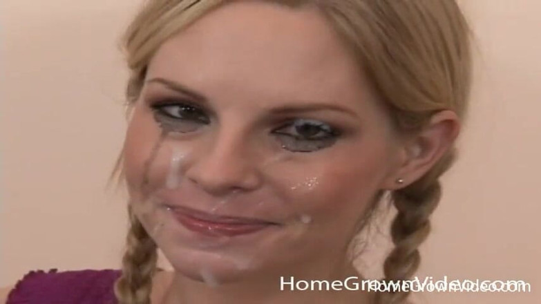 Homegrown Oral: Aimee Addison deep throats J.P like a champ