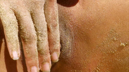 Hot Pornstars: Big tit amateur Latina gives a blowjob on a beach...