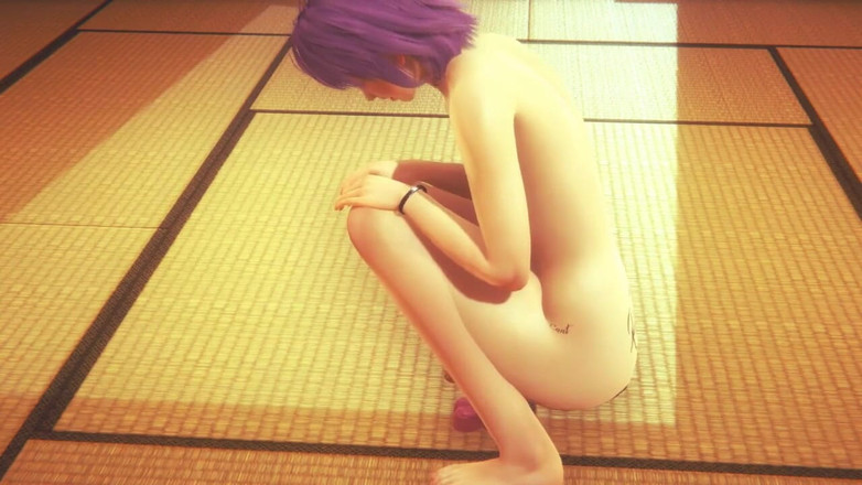 Yaoitube: Yaoi Femboy - Denki sex dur într-un tatami