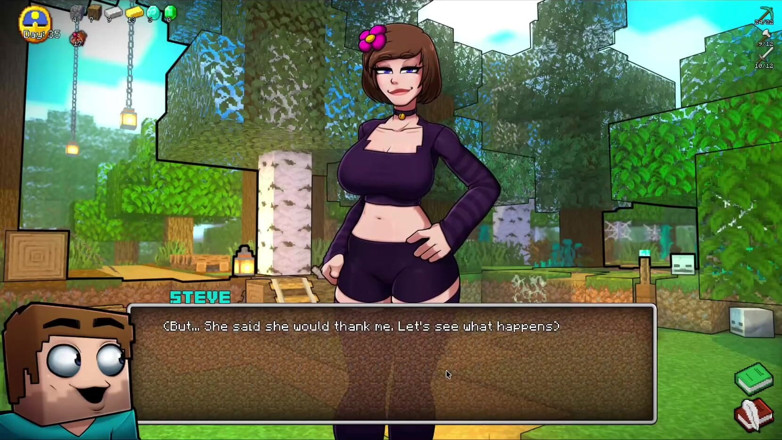 Alita: Hornycraft Пародия на Minecraft - Стив получает грязную дрочку от Jenny за алмаз