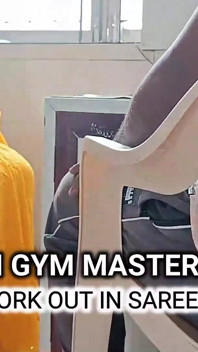 Fucking with Gym Master: Workout in Saree - 1