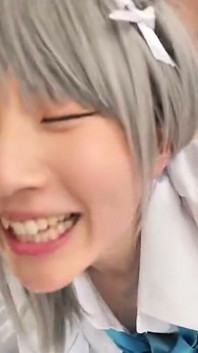 有名な小柄コスプレイヤー - ワイルドアヘガオと激しい中出し -1