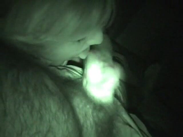 Ilario: Mica Fernandez sucking cock in nightshot