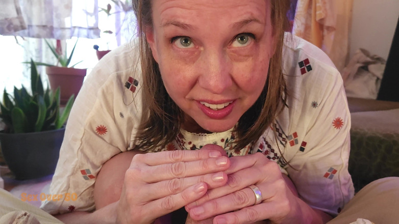 Sex Over 50: POV blow job and Titty Fuck.