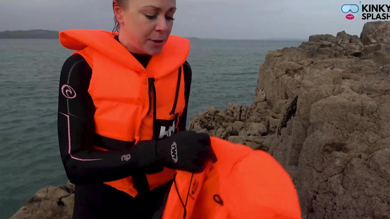 UKCuteGirl Lucy Lauren: Wetsuit and Lifejackets Lucy’s Freezing Comparison
