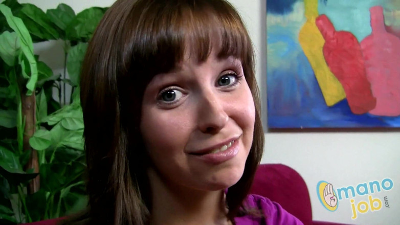 Mano Job: This is barely legal amateur beauty Hayden Winters first time...