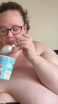 Saturday Night Takeaway Eating BBW SSBBW First Part