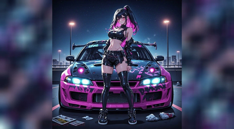 Game of Lust 3D: Аниме-Гол горячие машины и горячие девушки