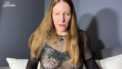 Miss Adrastea: Naylon ayaklar külotlu çorap ayakkabısında gerçekten dolu sıçradı!