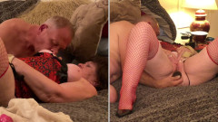 Carmen Angel: Dildo ukuran kontol besar nenek bijou dientot habis-habisan sama kontol...