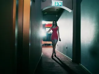 Busty Girl in Action While Riding