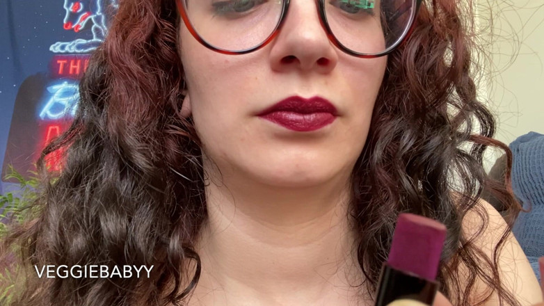 Veggiebabyy: Próbuję wszystkie moje szminki