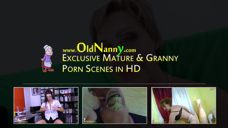 Aged Love: Oldnanny - Milena se dezbracă în timp ce se pregătește pentru masturbare