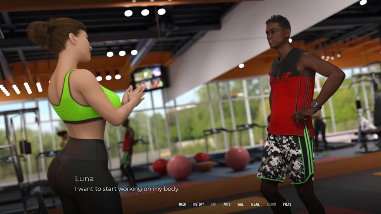 Dirty GamesXxX: In sicherheit: verheiratete frau dehnt sich mit dem trainer im...