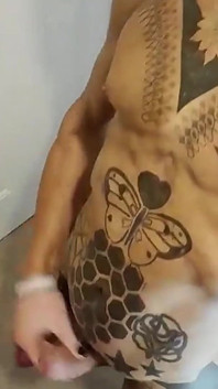 Dirty Bitch Showing Nice Cock and Masturbating