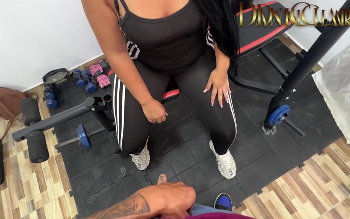 DaniClark: Técnico fode um atleta da academia