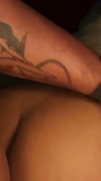 New Ebony Rookie Gets a Creampie