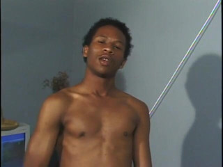 Gays Case: Hot black stud deep throats his partner's cock in an...