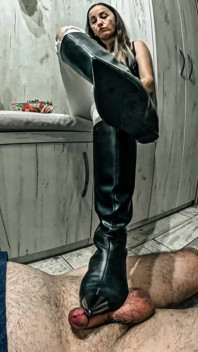 Divine Humiliation - Sharp Boots on the Slave