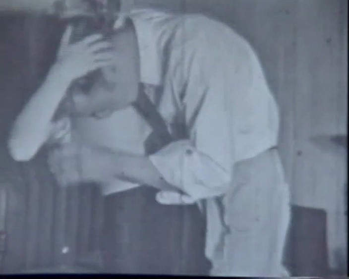 Vintage megastore: Cara memegang suami - tutorial retro dengan pirang tetek besar