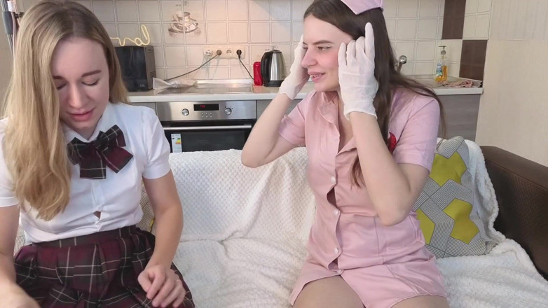 Margo & Alisa: My First Enema