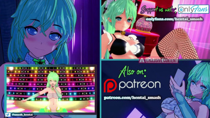 Hentai Smash: Mimi memberikan blowjob sudut pandangan pertama sebelum dipancut muka dan...