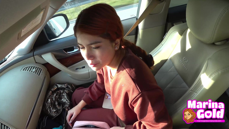 Marina Gold: I squirt on the windshield to clean it