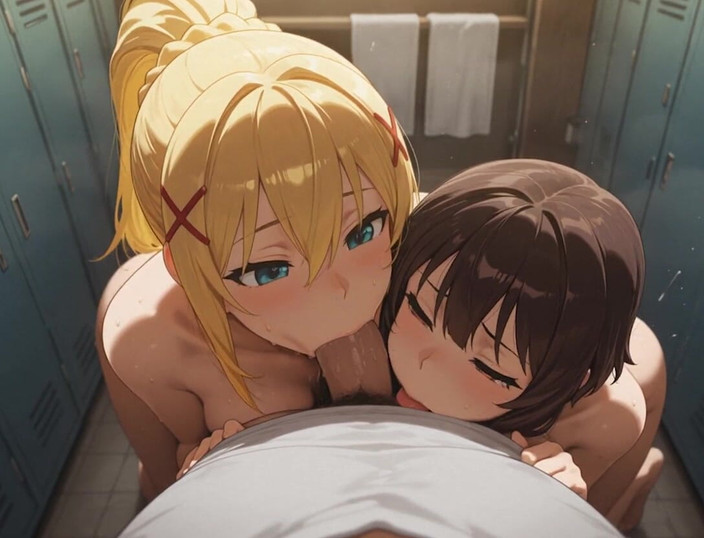 You top AI: Kazuma scopa Megumin e Darkness nel Ii di Konosuba