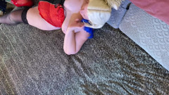 Carmen Angel: Babička Harley Quinn: Několikanásobné šukání vibrátorem darebácká děvka