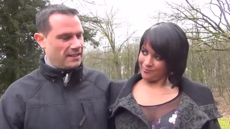 German amateur - 100% German hardcore videos: Brunette milf gets fucked in the woods