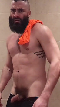 Stepdaddy Loves to Sniff Himself After His Training.